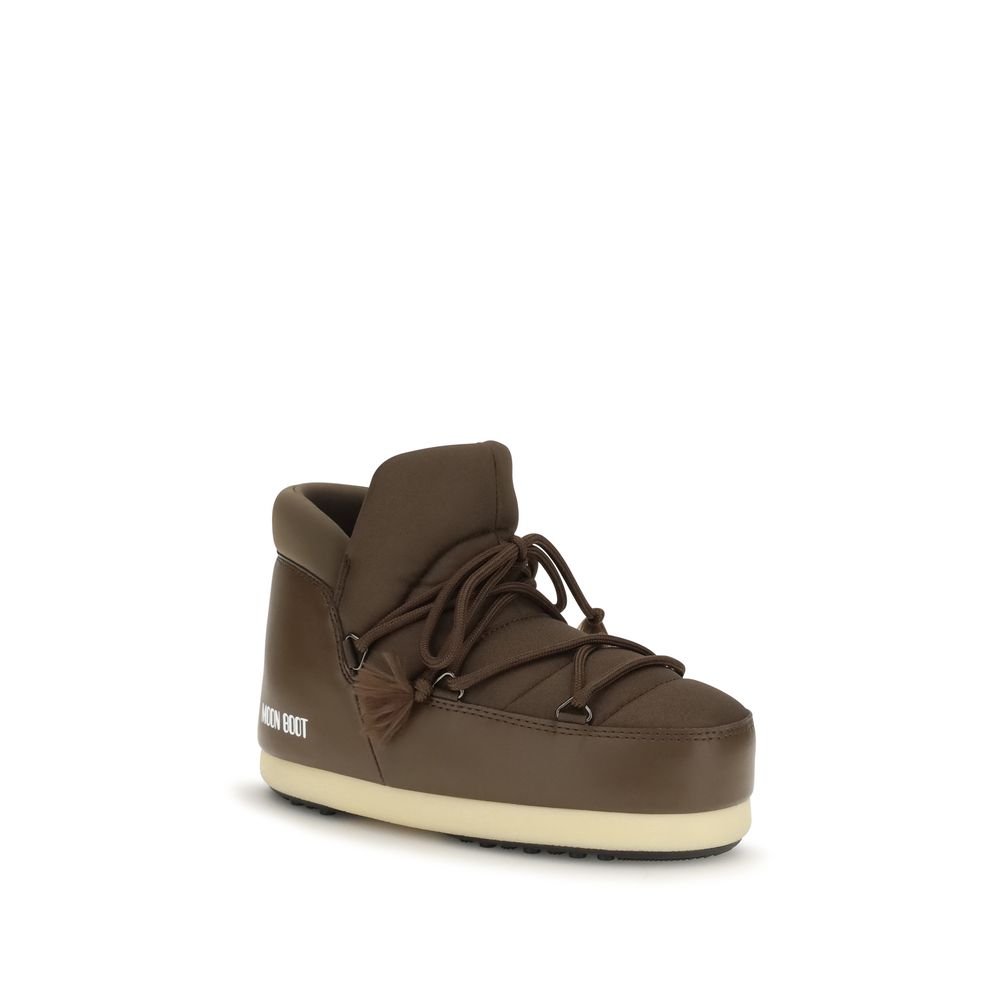 Moon Boot Brown Lace-Up Boots
