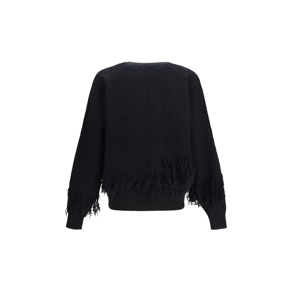 Y-3 Black Wool Sweatshirt