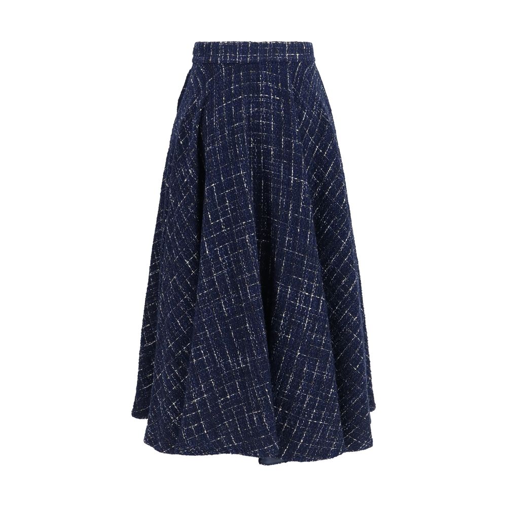 Sara Roka Blue Long Skirt