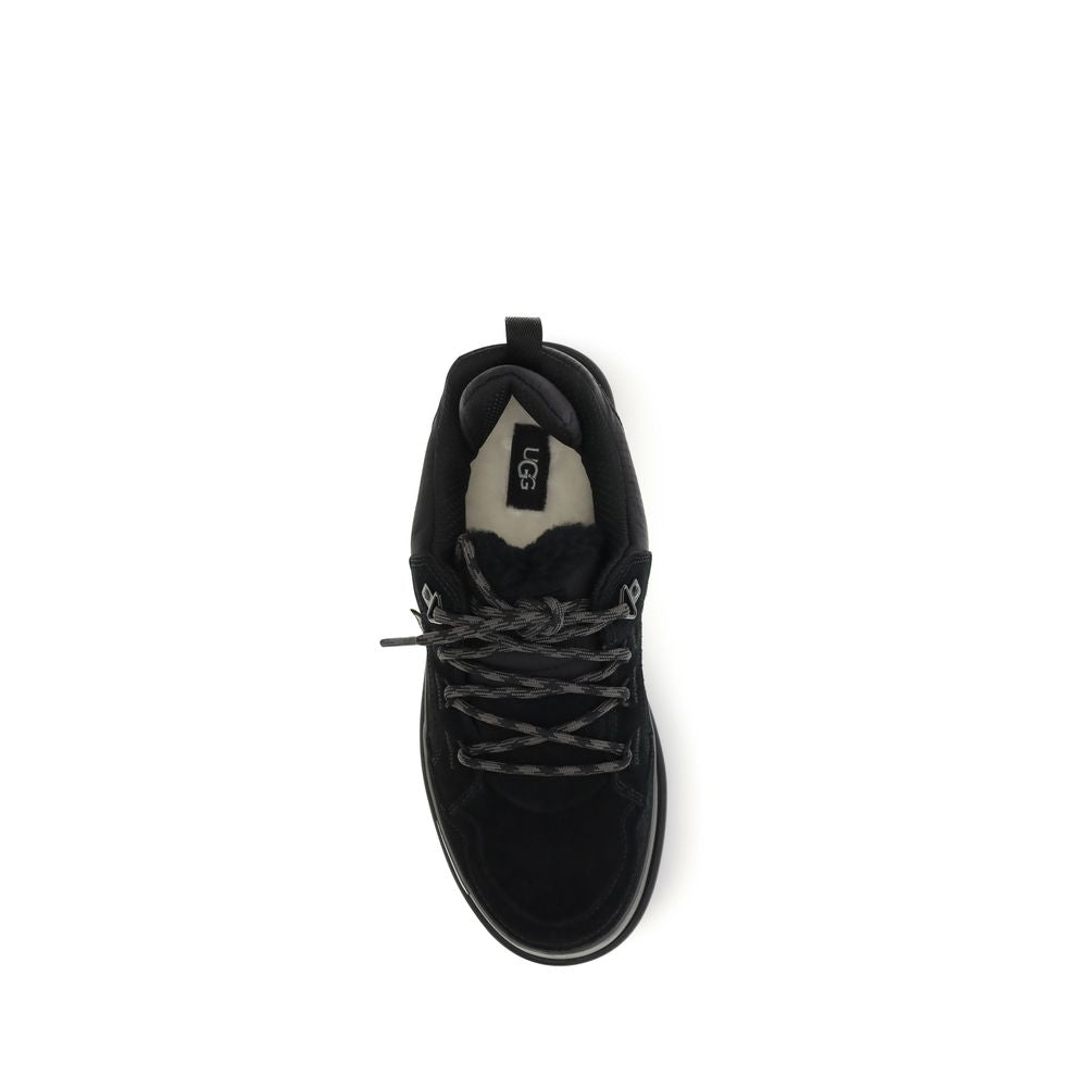 UGG Black Leather Athletic Sneakers