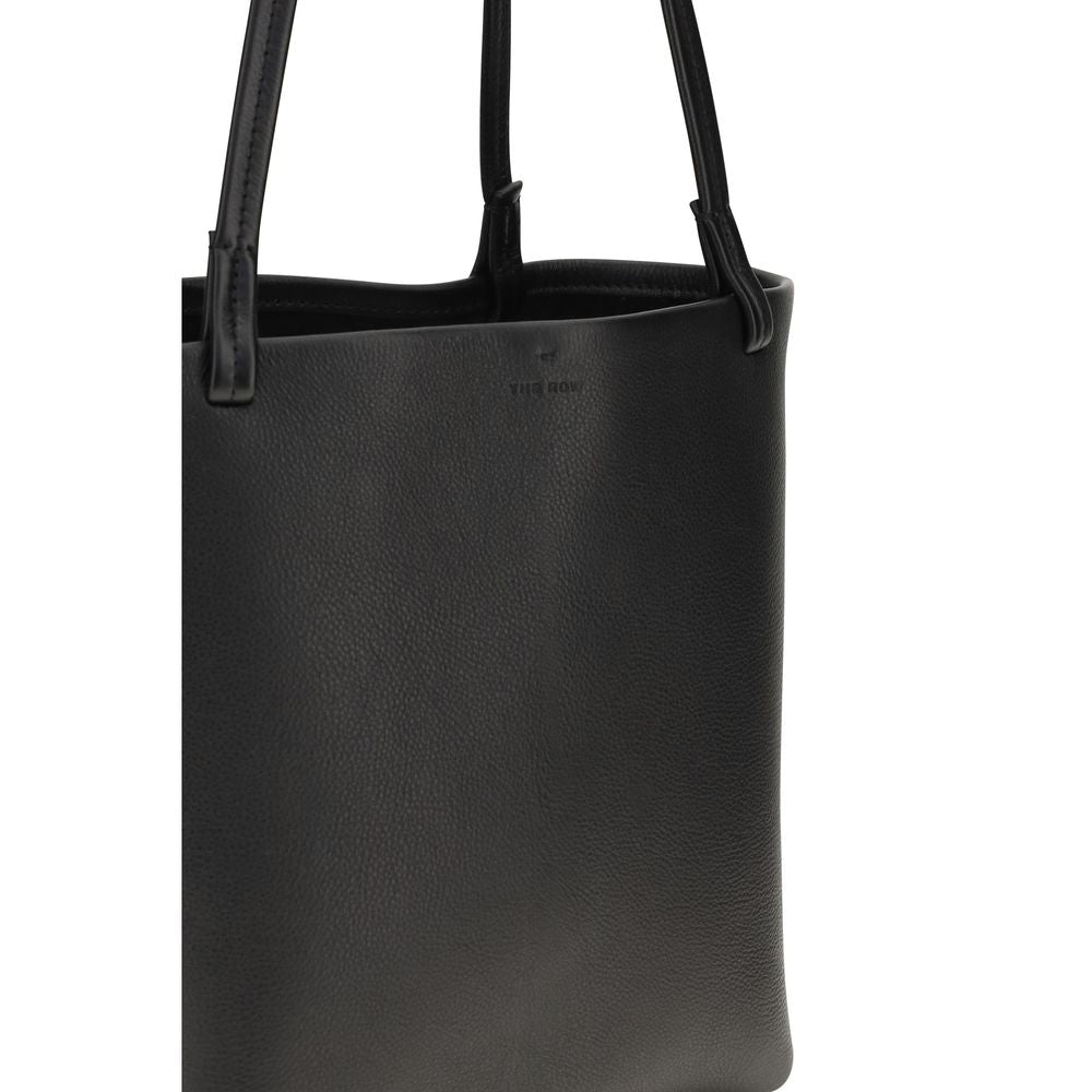 The Row Black Leather Shoulder Bag