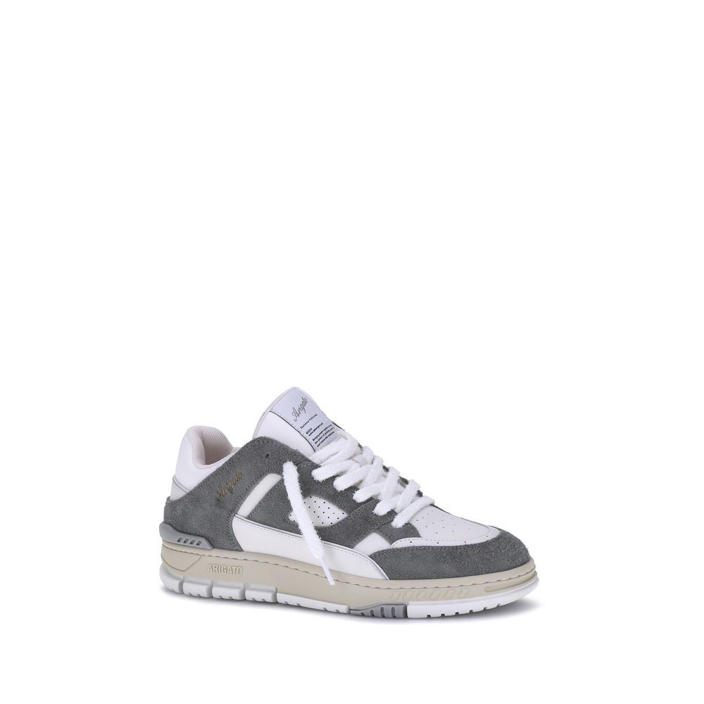 Axel Arigato Gray Calf Leather Bos Taurus Athletic Sneakers