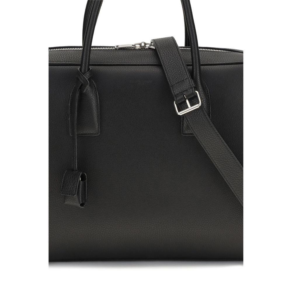 Saint Laurent Black Leather Handbag