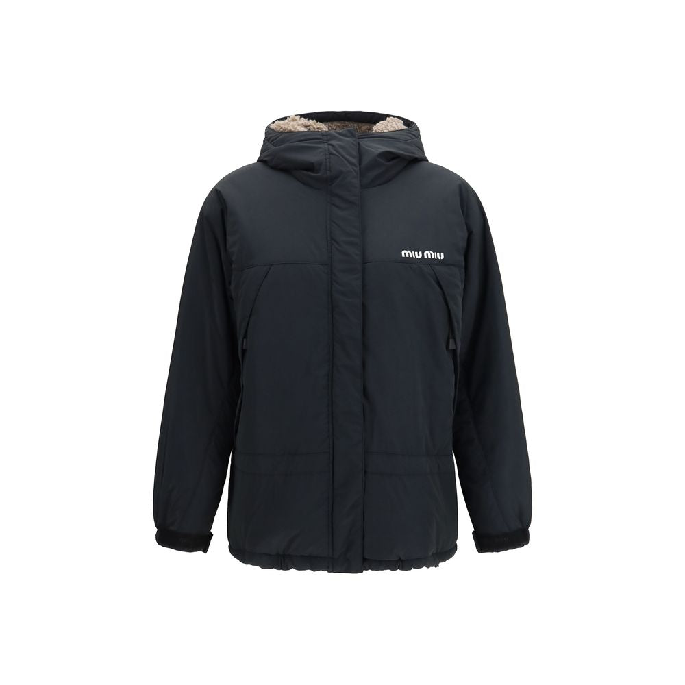 Miu Miu Black Full-Length Jacket
