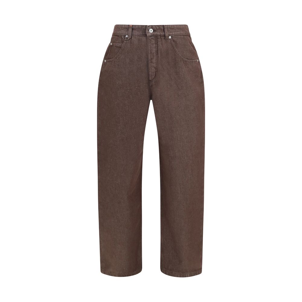 Jacquemus Brown Straight-Leg Jeans