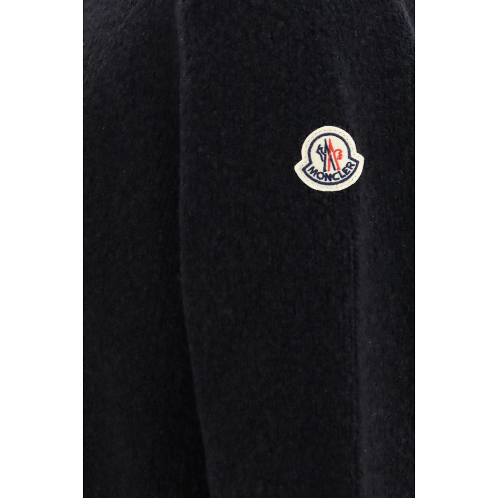 Moncler Black Wool Hoodie