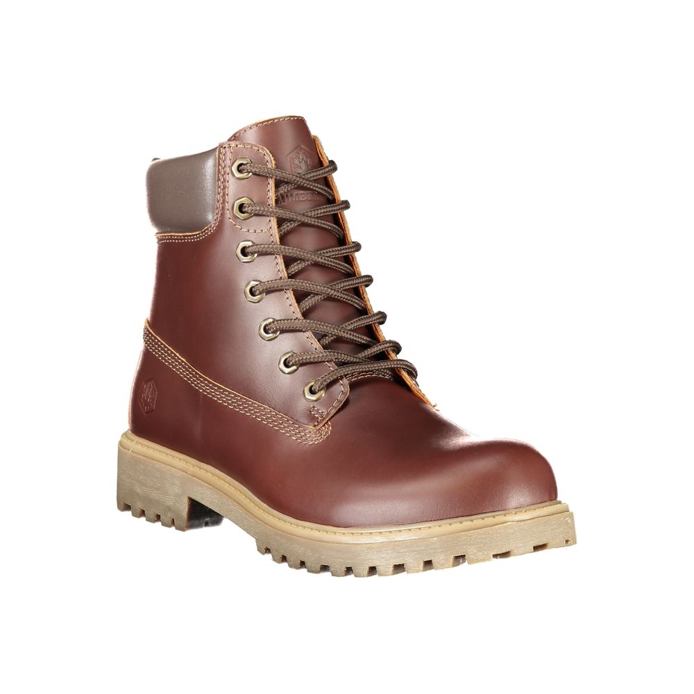Lumberjack Brown Leather Men's Sneaker