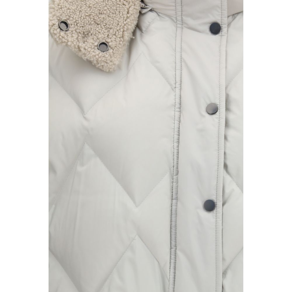 Brunello Cucinelli Gray Sleeveless Jacket
