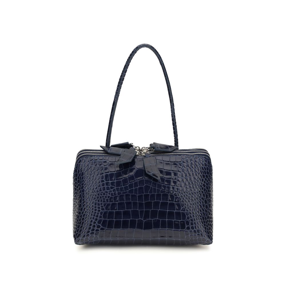 The Attico Blue Leather Shoulder Bag