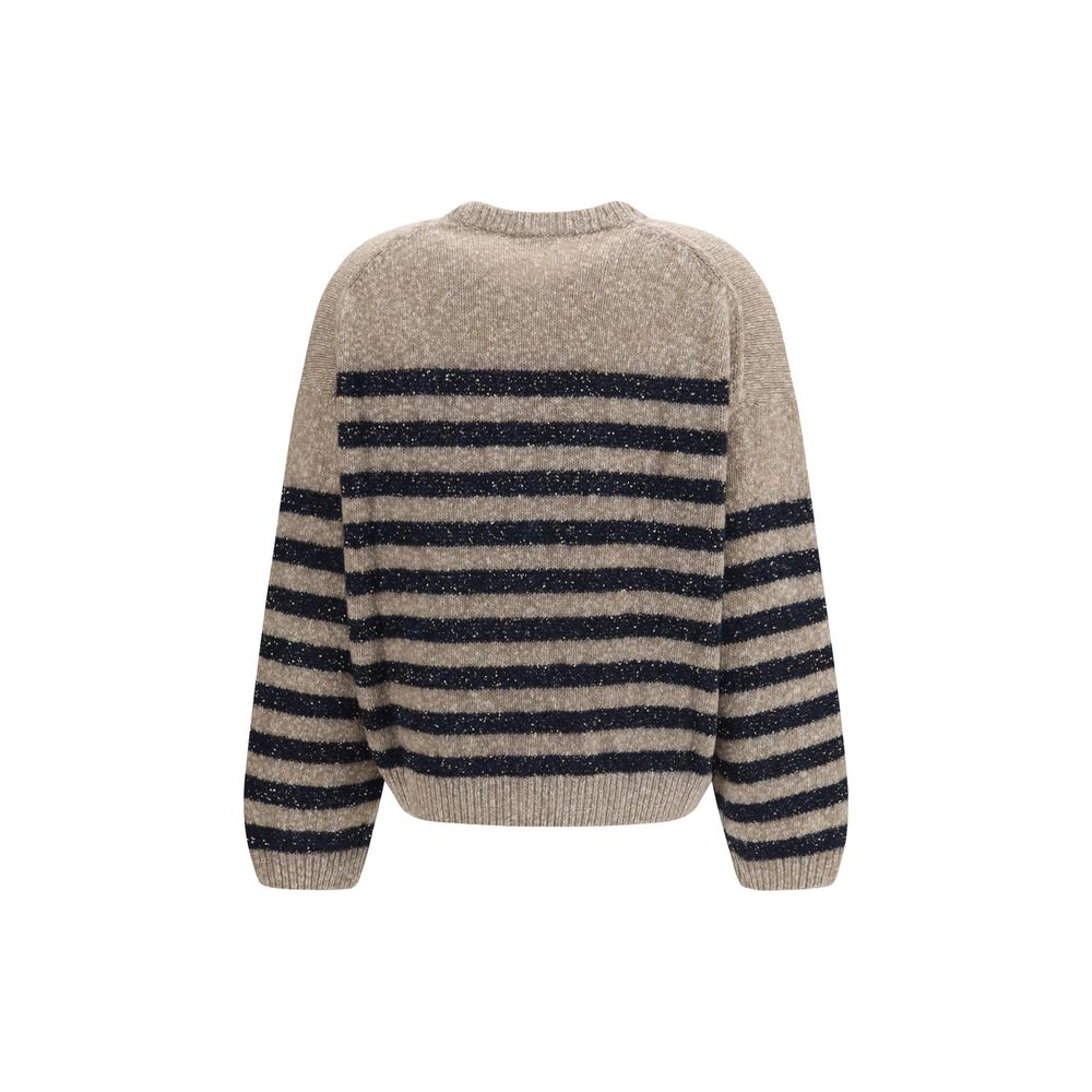 Brunello Cucinelli Beige Wool Sweatshirt