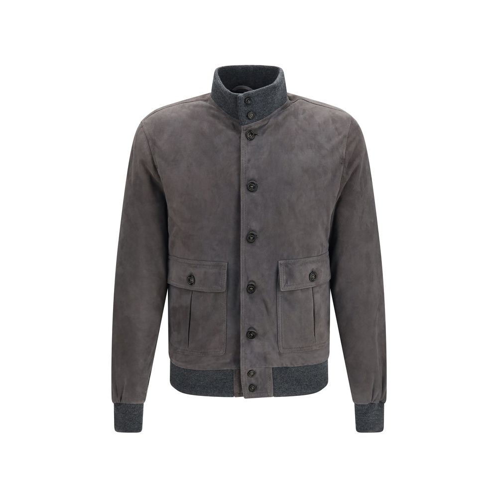 Valstar Brown Leather Bomber