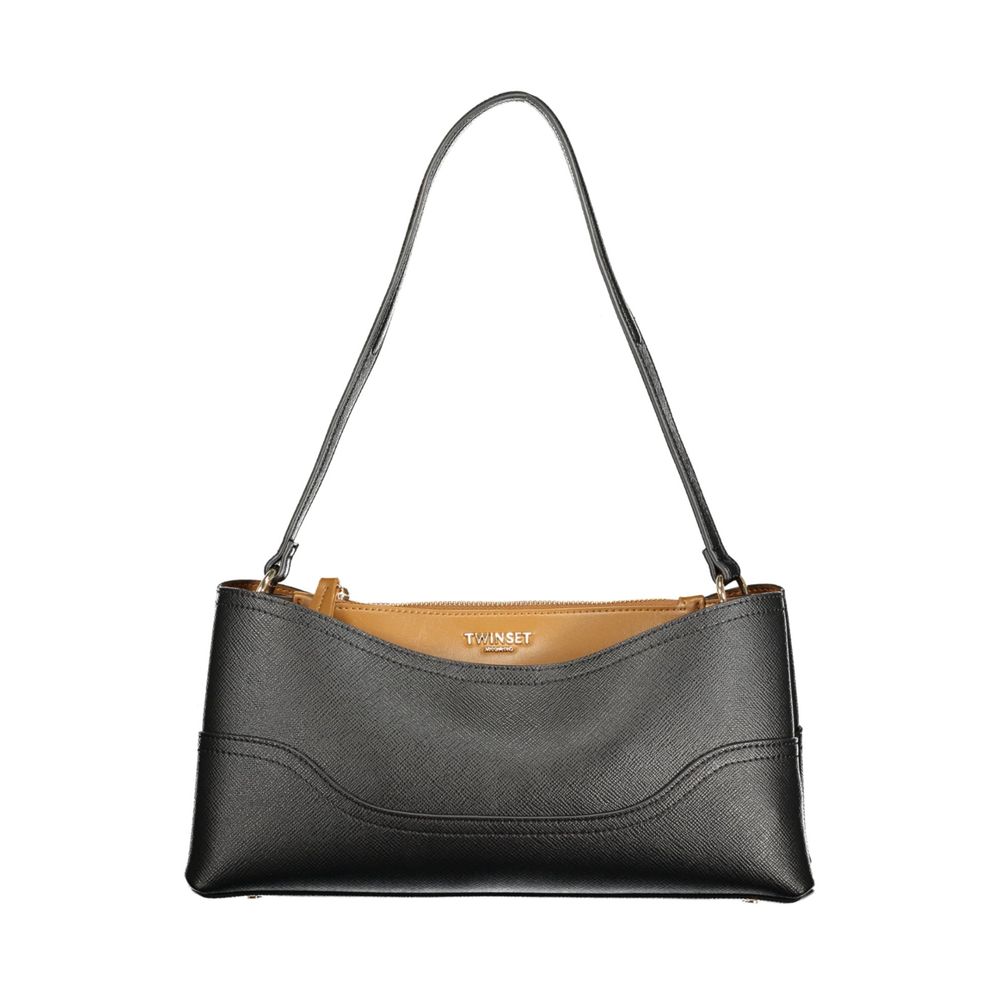 Twinset Nero  Women Bag with Compartments and Central Pocket