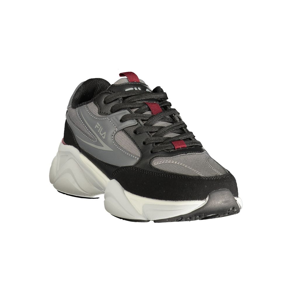 Fila Gray Polyurethane Women Sneaker