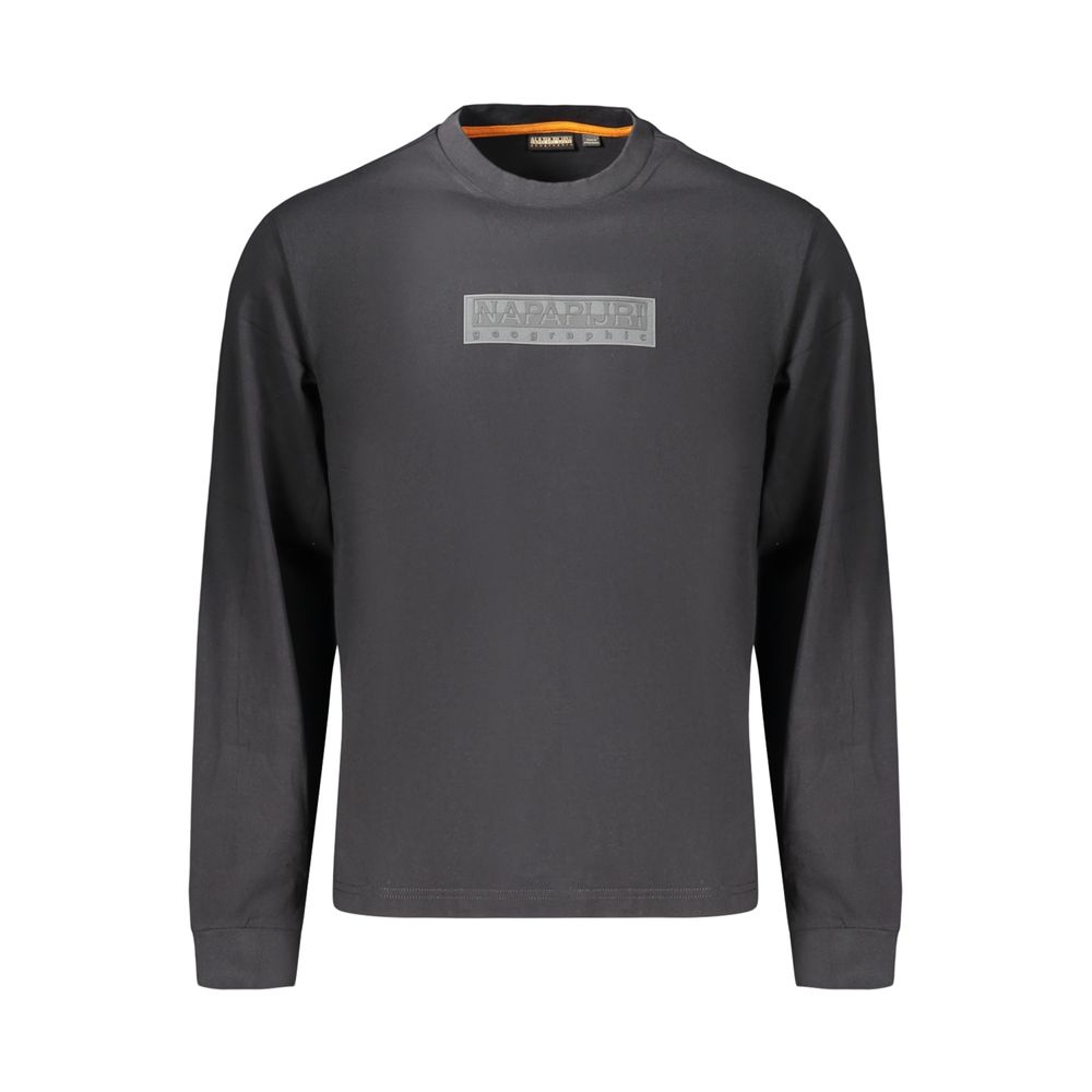 Napapijri Black Cotton Men's T-Shirt