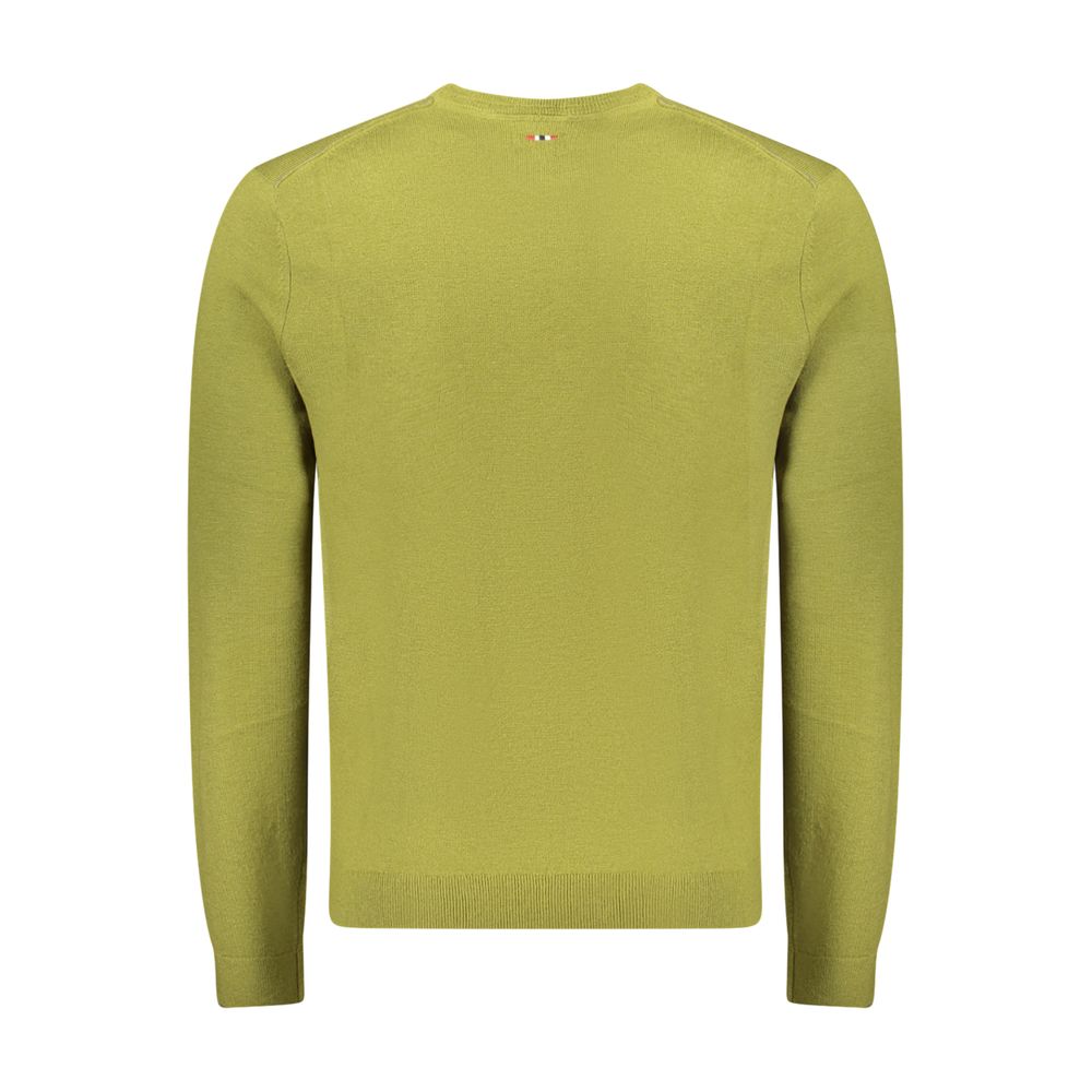 Napapijri Green Wool Sweatshirt