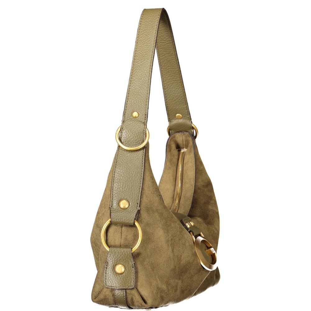 Guess Jeans Green Polyethylene Handbag