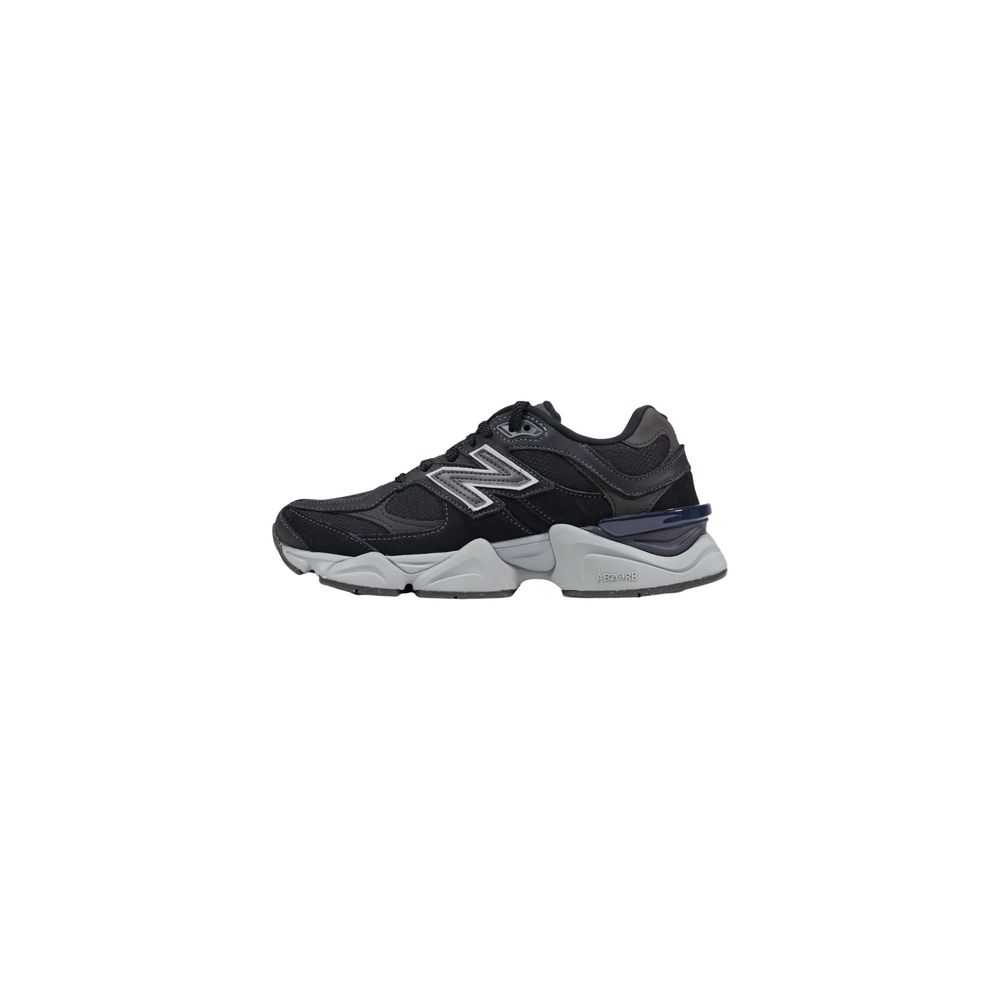 New Balance Black Suede Leather Chunky Sneakers