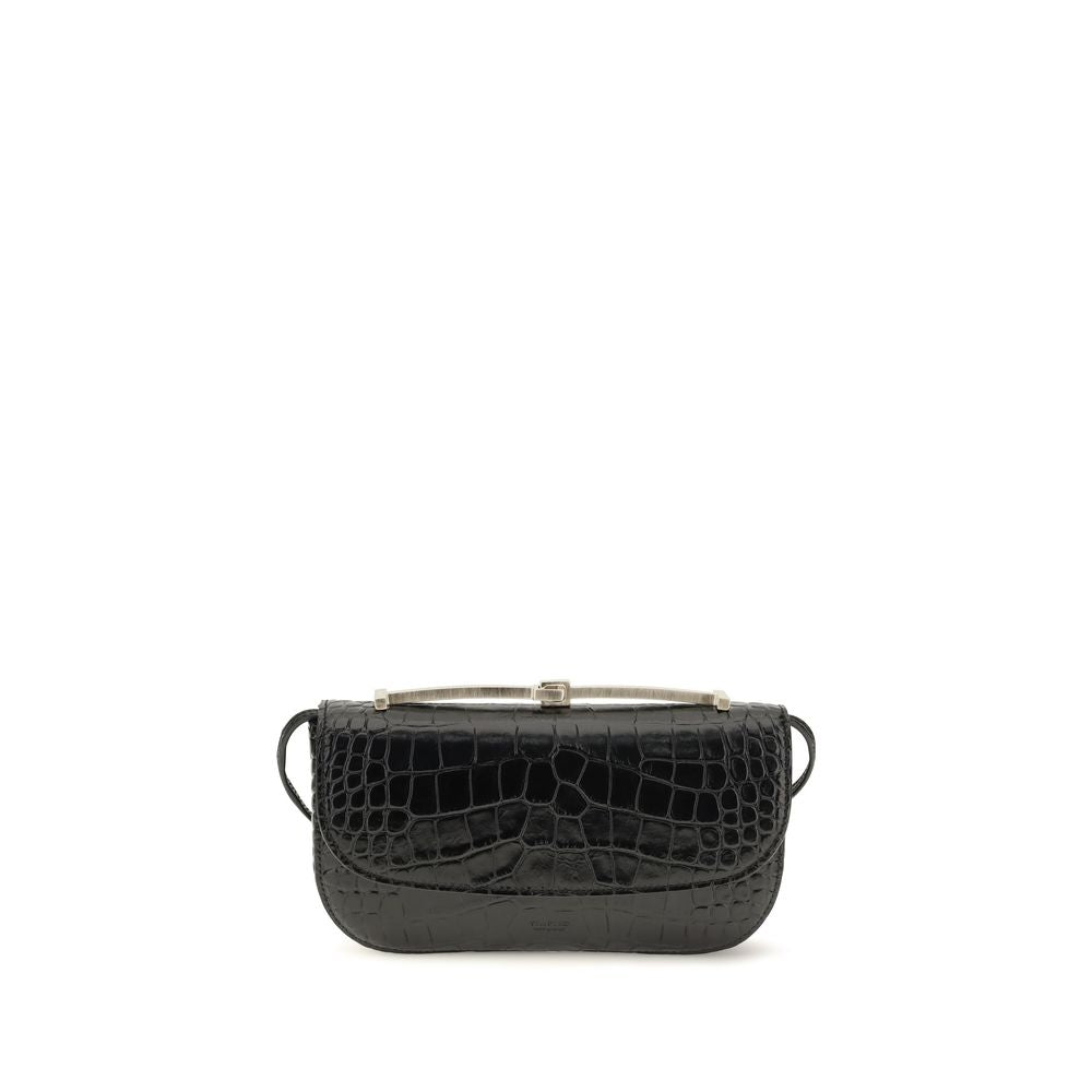 Tom Ford Black Leather Shoulder Bag