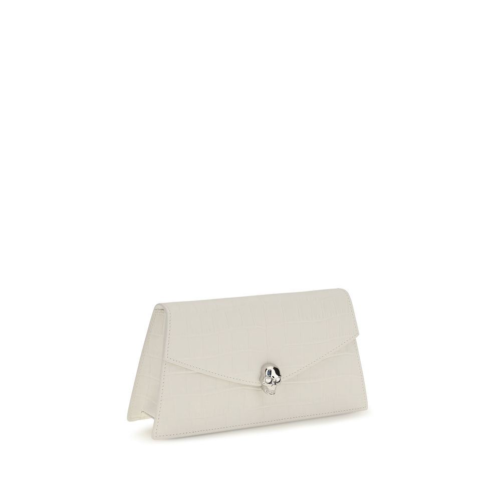 Alexander McQueen White Leather Shoulder Bag