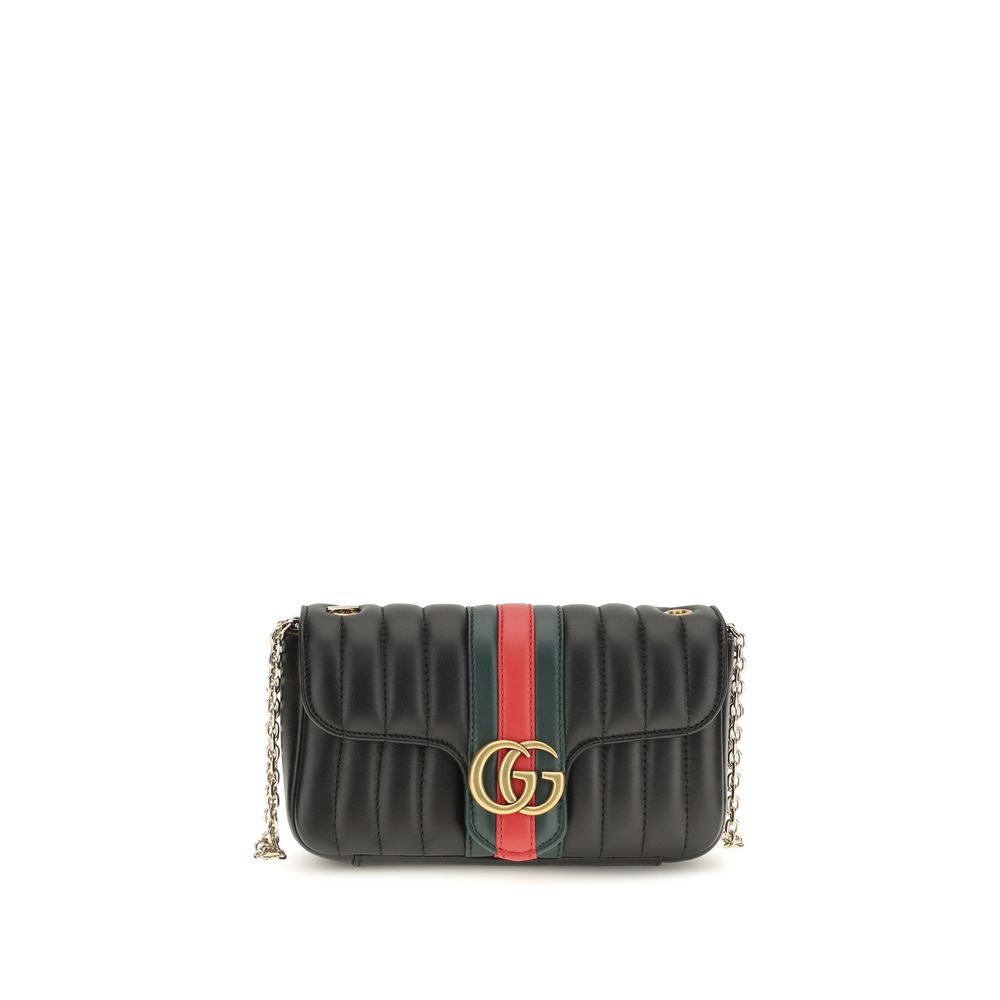 Gucci Black Leather Shoulder Bag