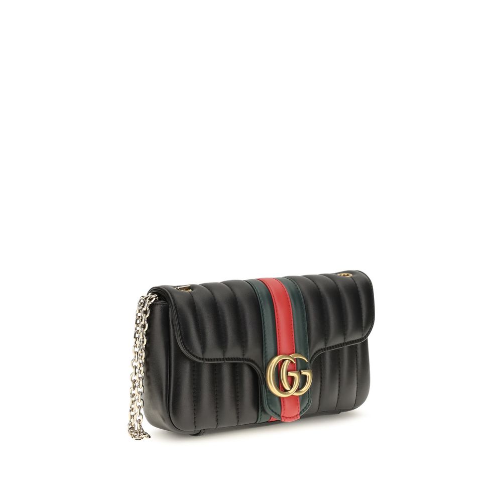 Gucci Black Leather Shoulder Bag