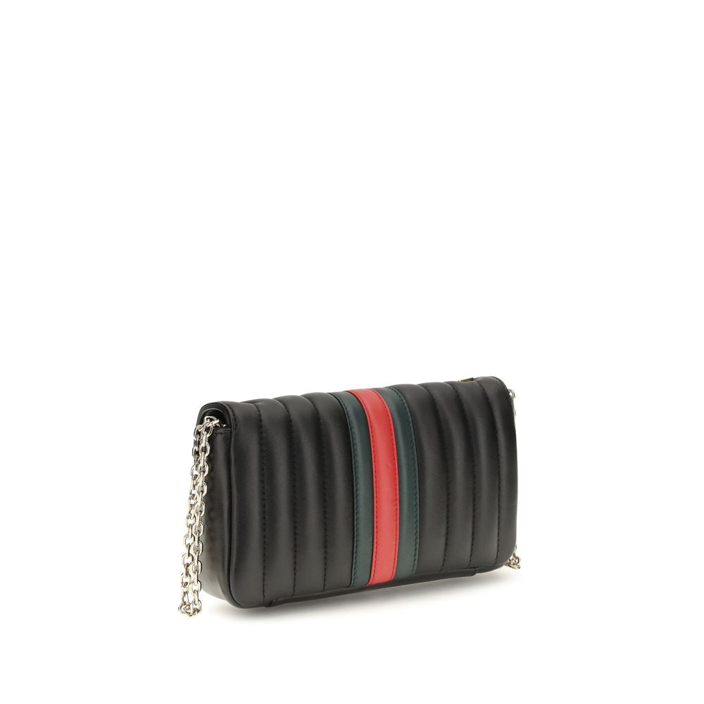 Gucci Black Leather Shoulder Bag