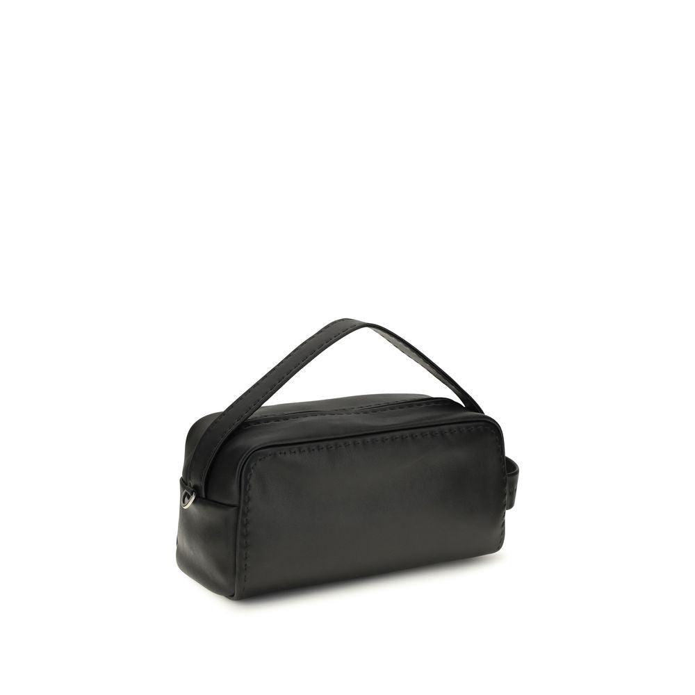 Prada Black Leather Shoulder Bag
