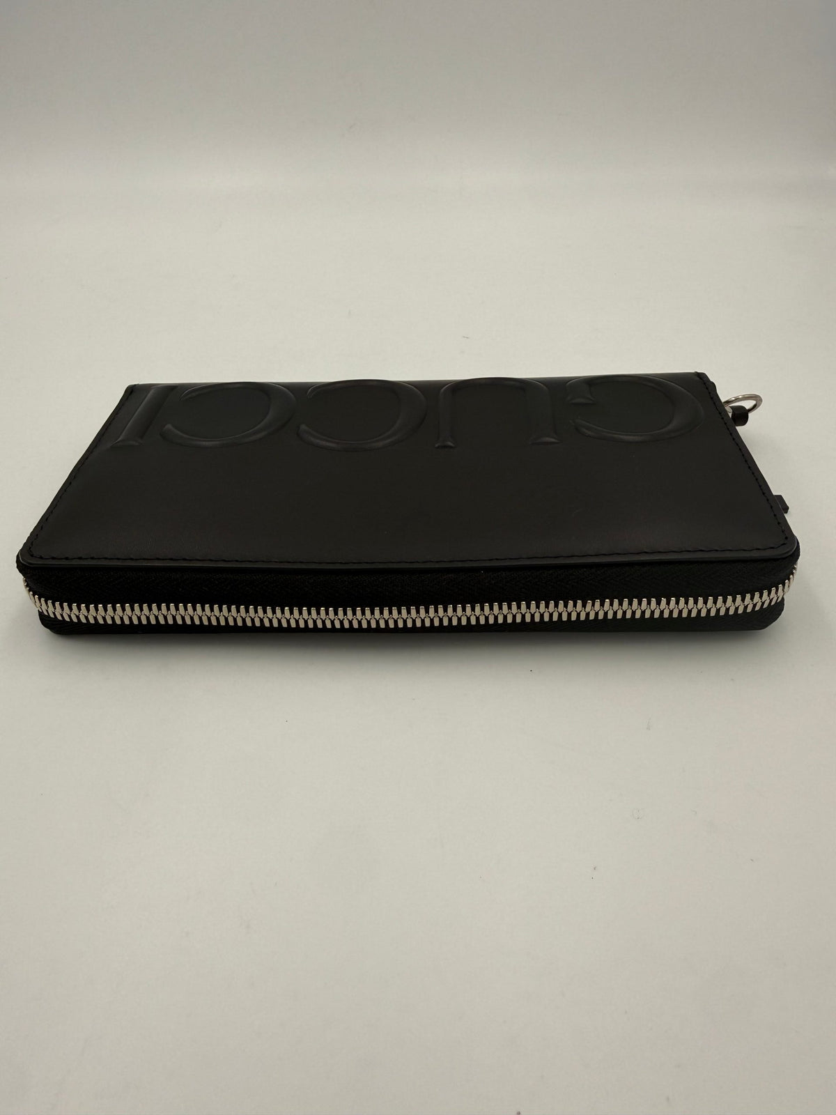 Pre-Owned Gucci Black Leather Wallet Unisex - Excellent