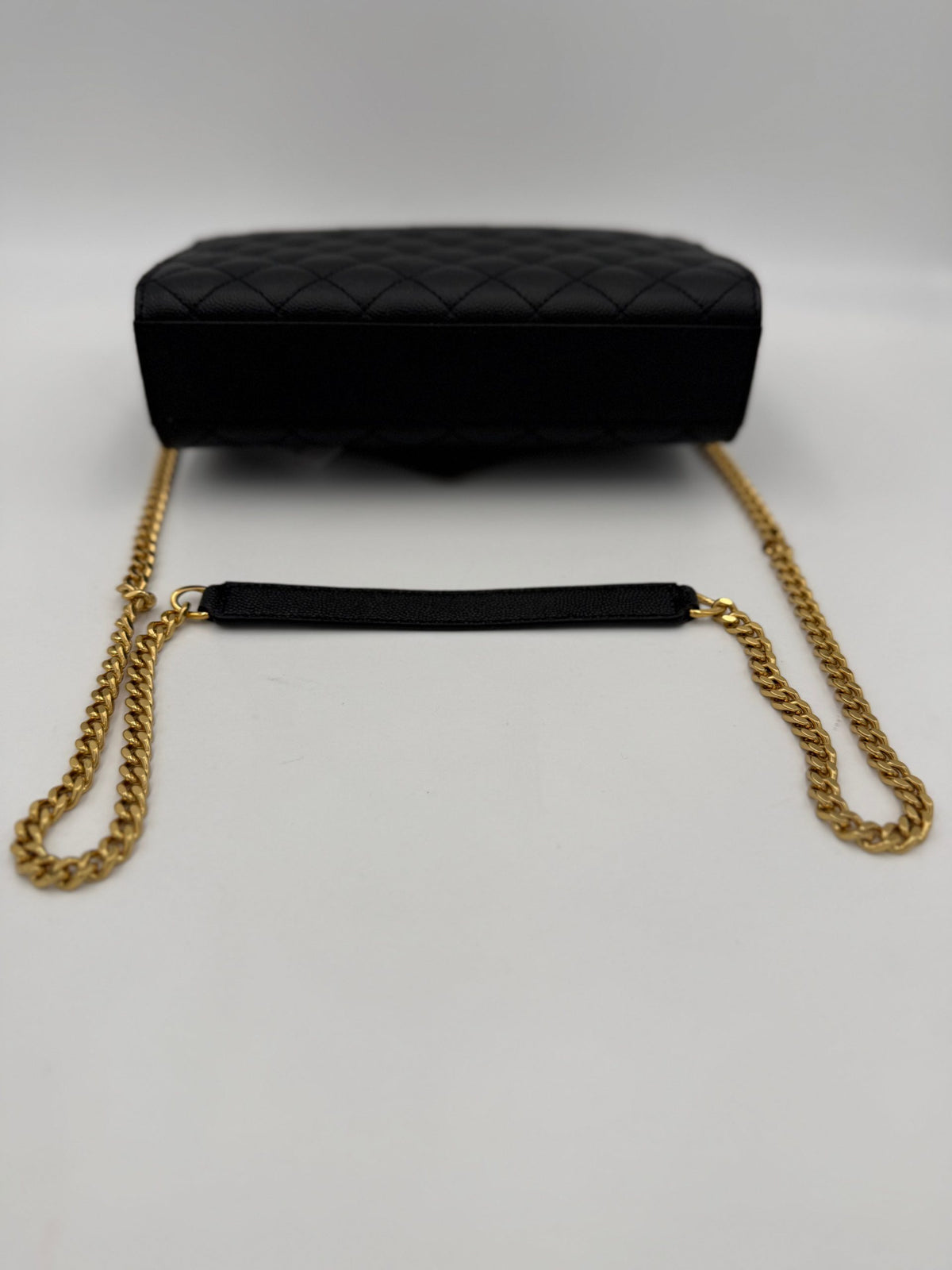 Saint Laurent Bicolor Leather Handbag