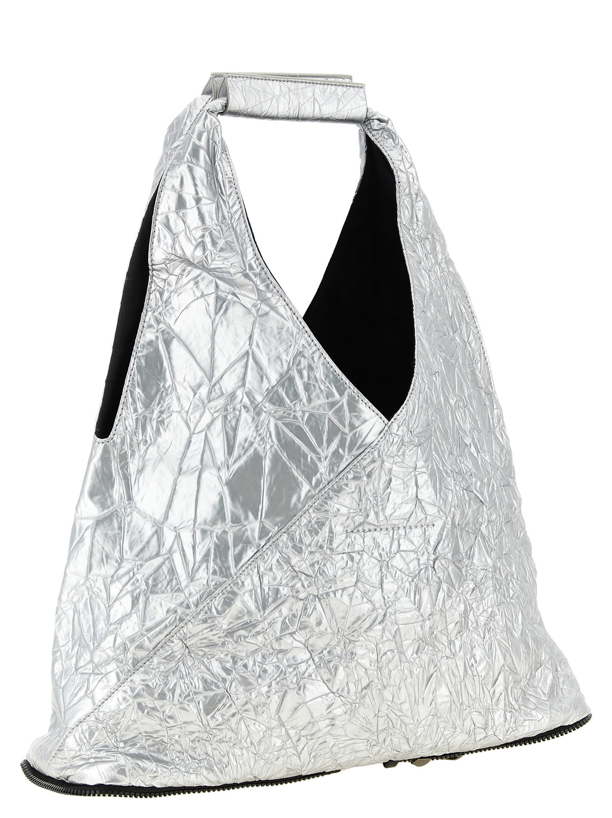 MM6 Maison Margiela Silver Tote Bag