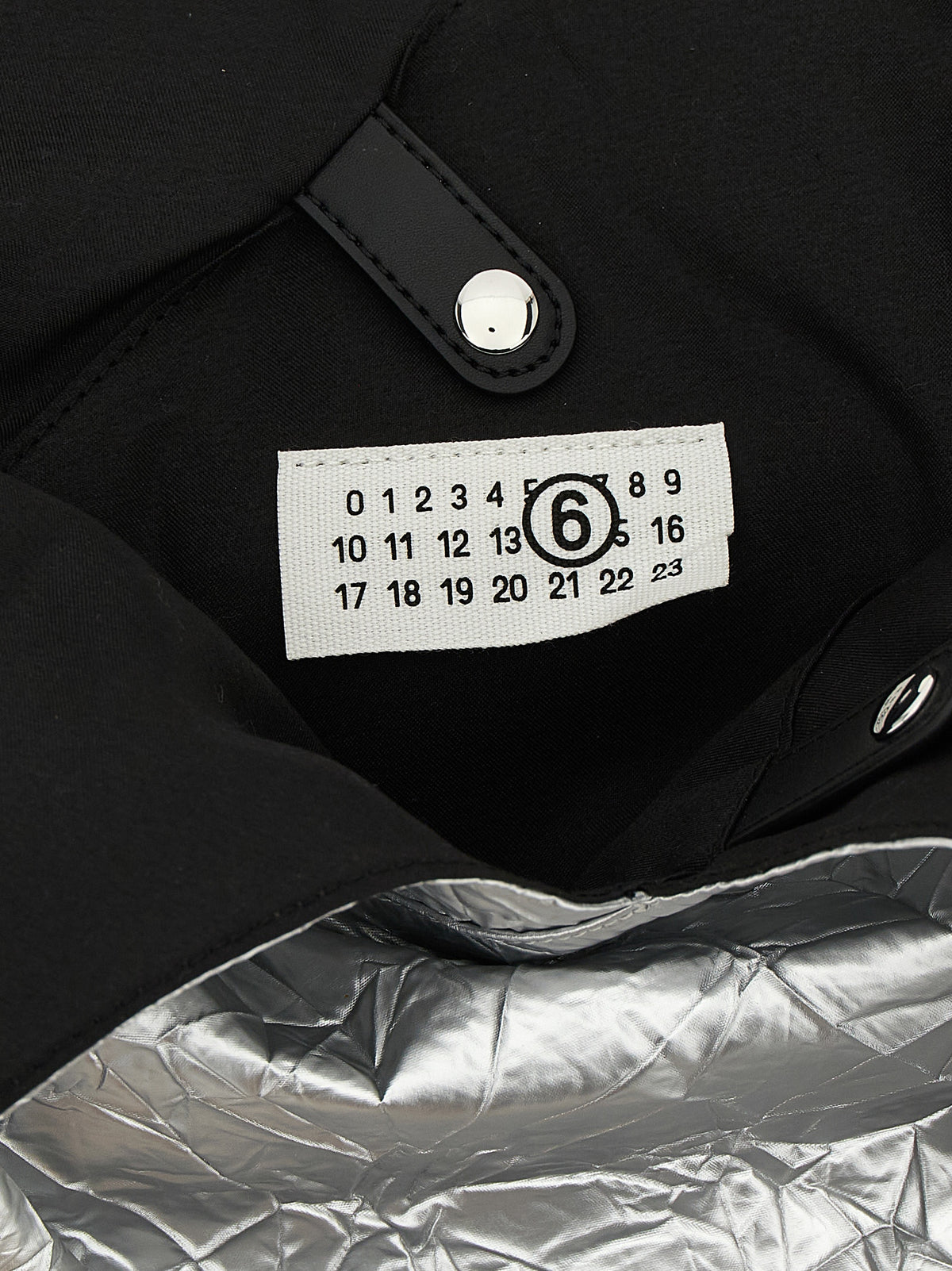 MM6 Maison Margiela Silver Tote Bag
