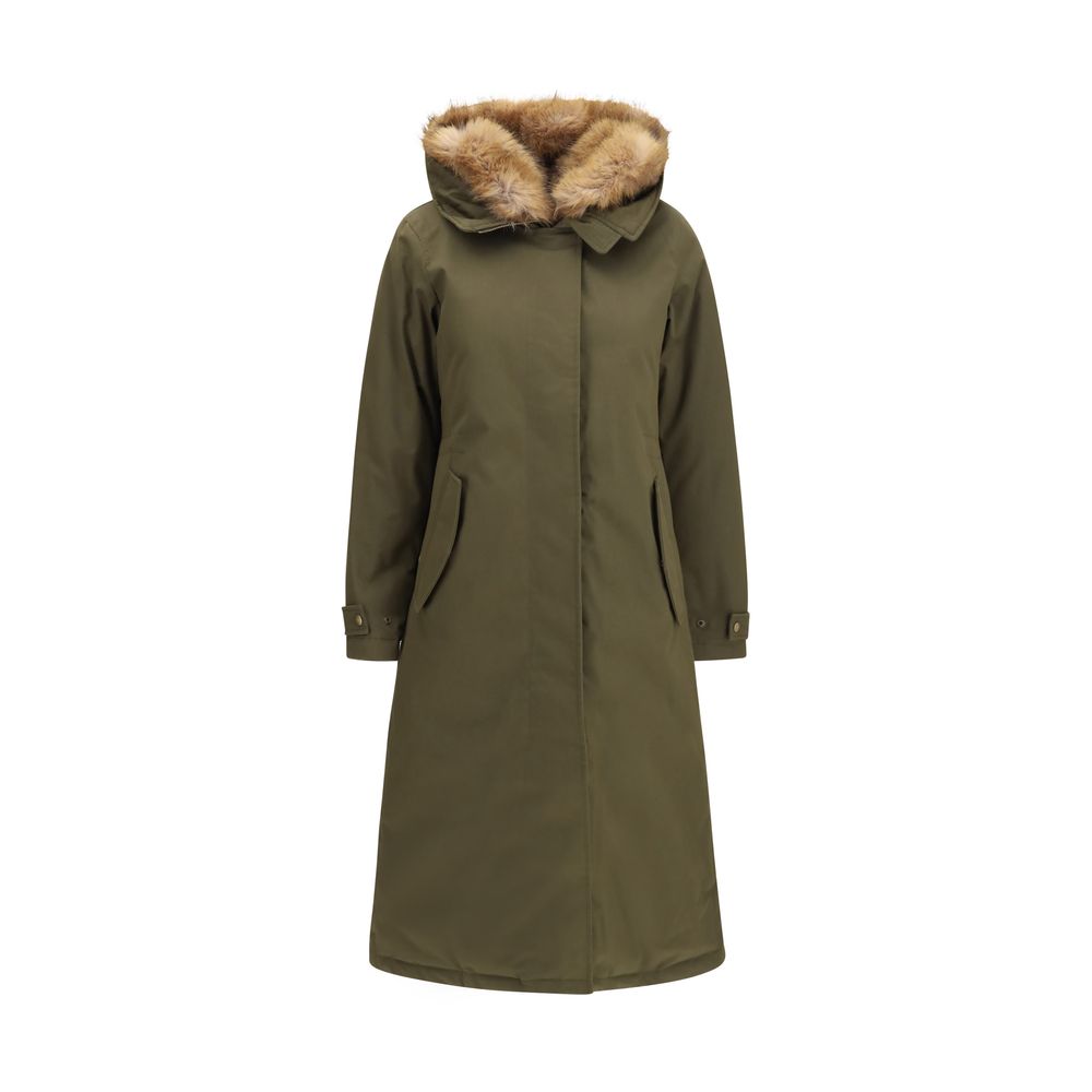 Woolrich Bicolor Cotton Parka