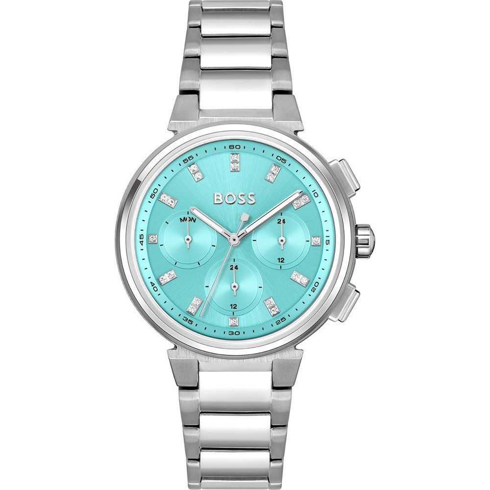 Hugo Boss Silver Stainless Steel Dress Watch