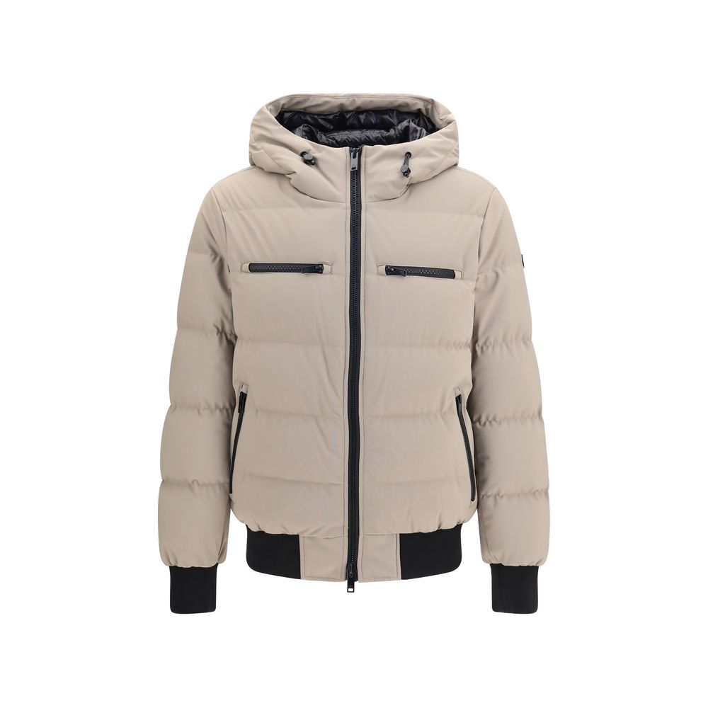 Moose Knuckles Beige Nylon Shell Jacket