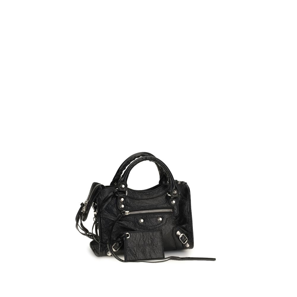 Balenciaga Black Lamb Ovis Aries Shoulder Bag