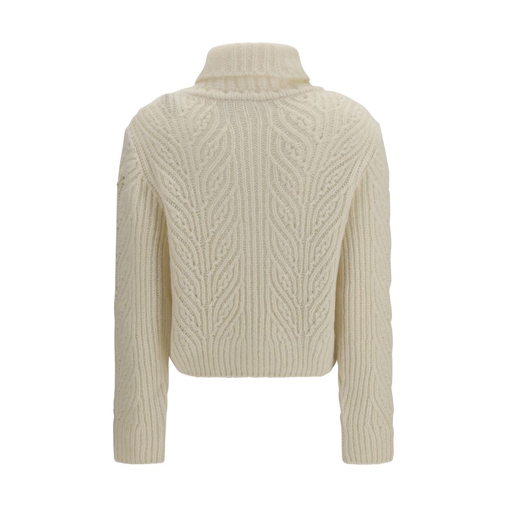 Moncler Beige Wool Turtleneck