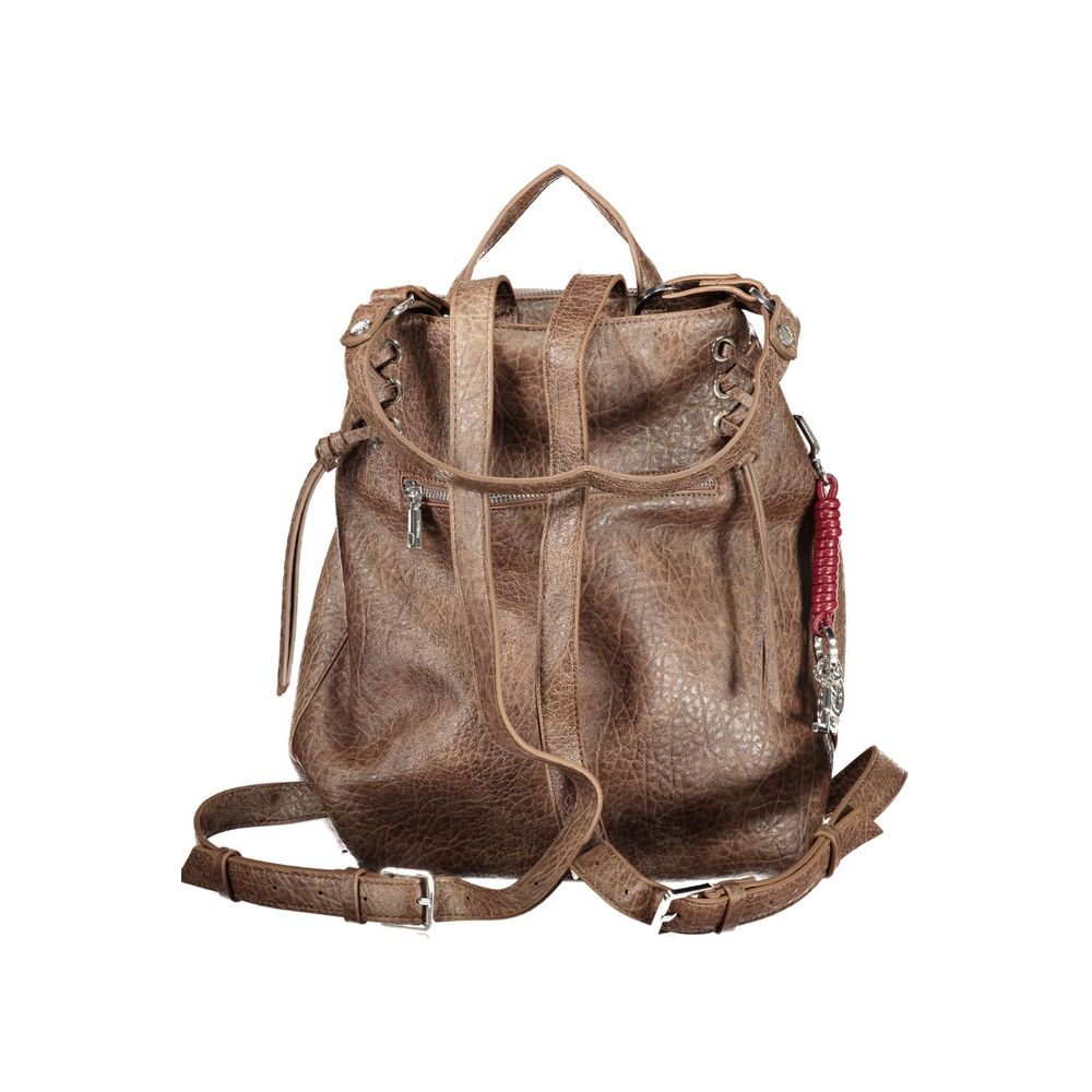 Desigual Brown Polyurethane Women's Backpack