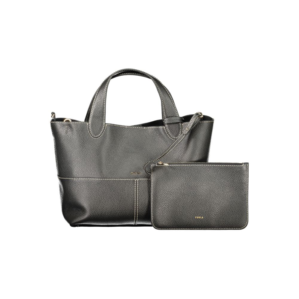 Furla Black Leather Women's Bag