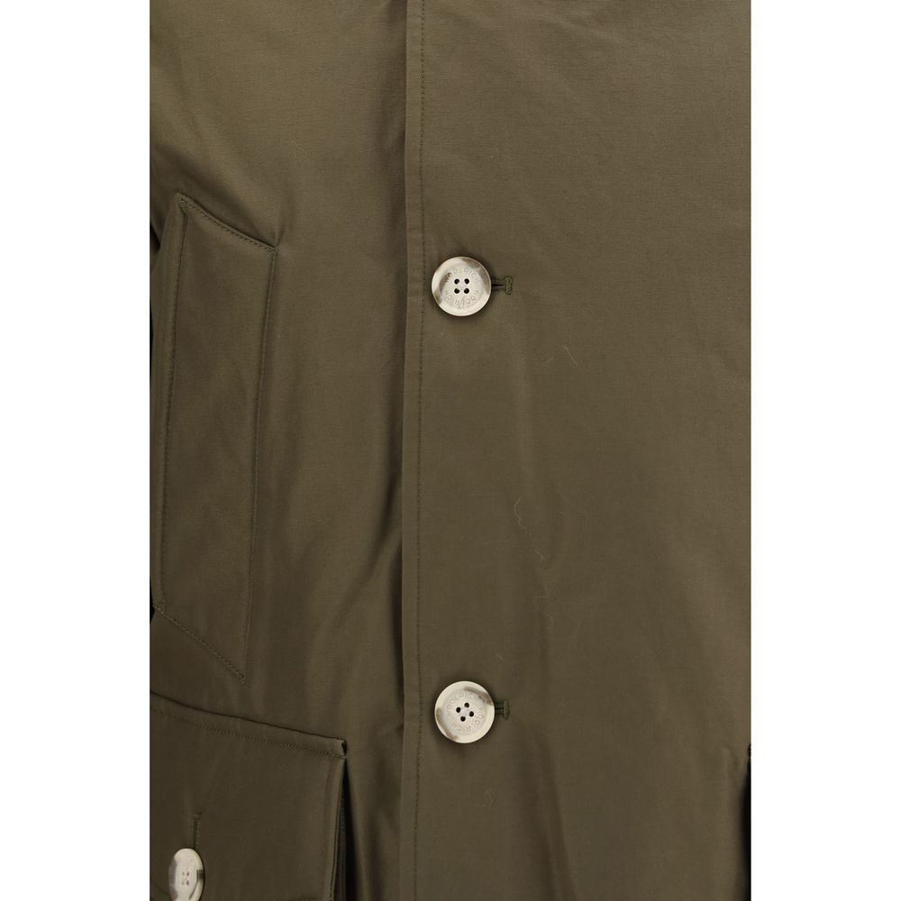Woolrich Bicolor Cotton Parka