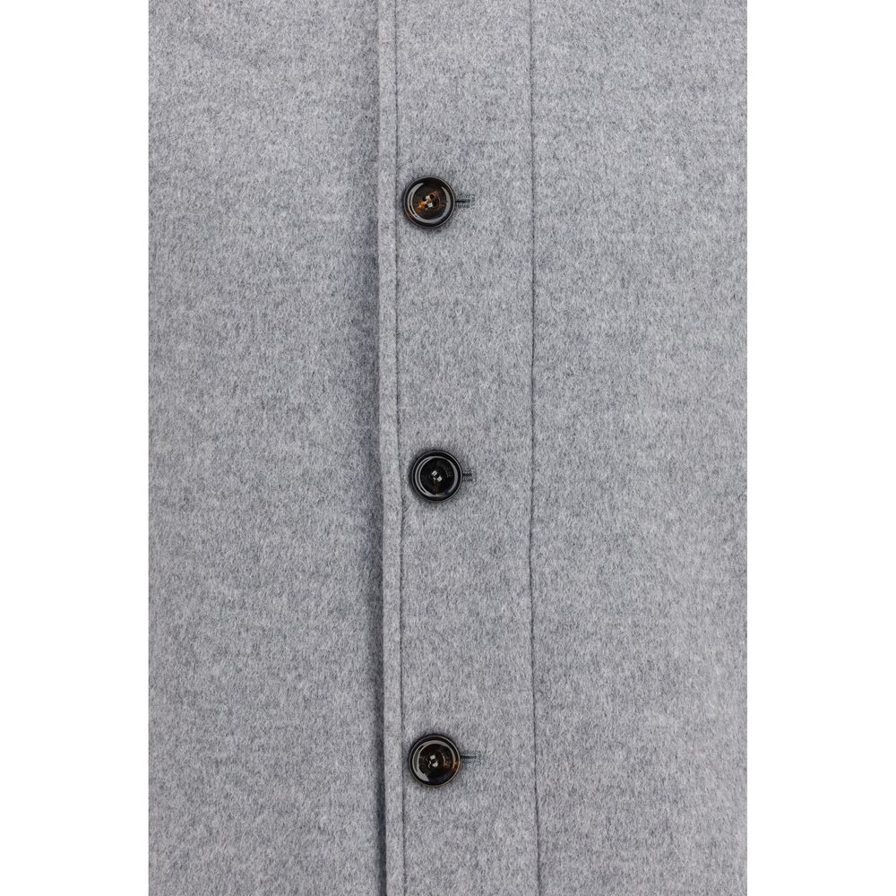 MooRER Gray Goose Down Full-Length Jacket
