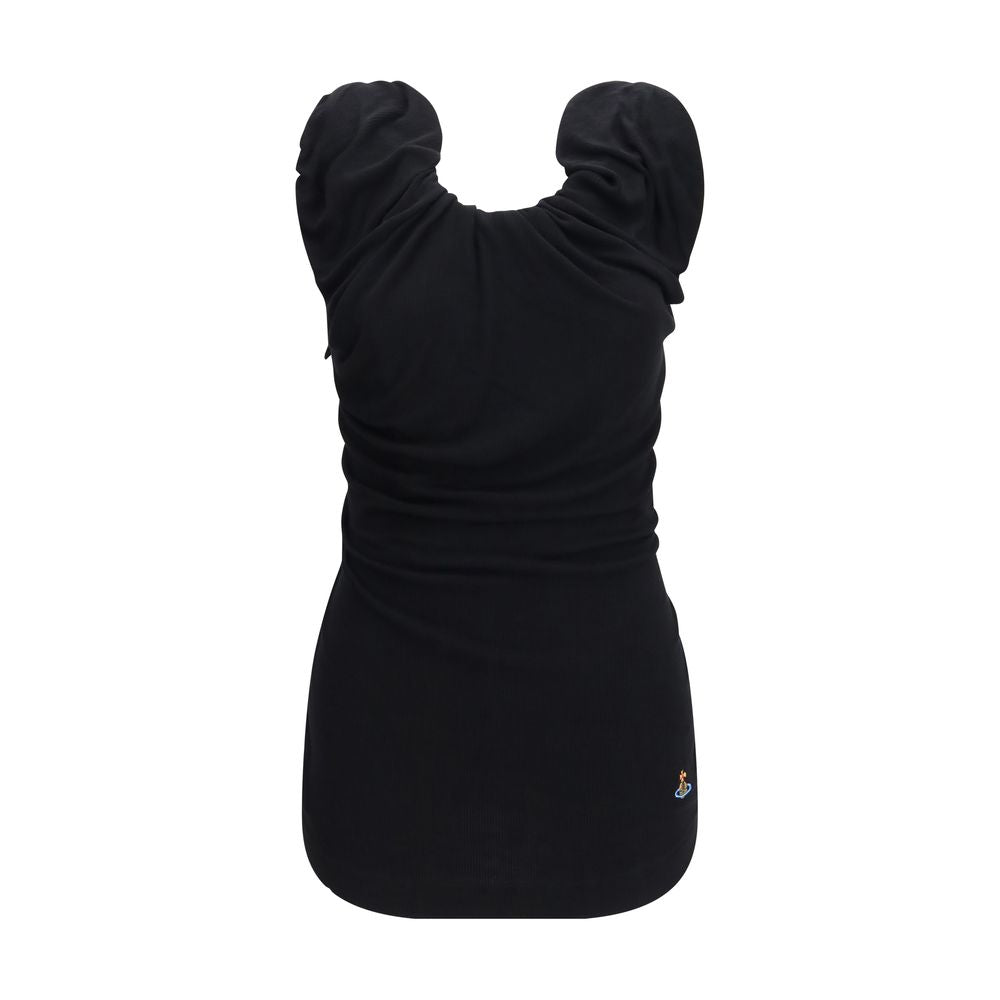 Vivienne Westwood Black Viscose Shortsleeve Shirt