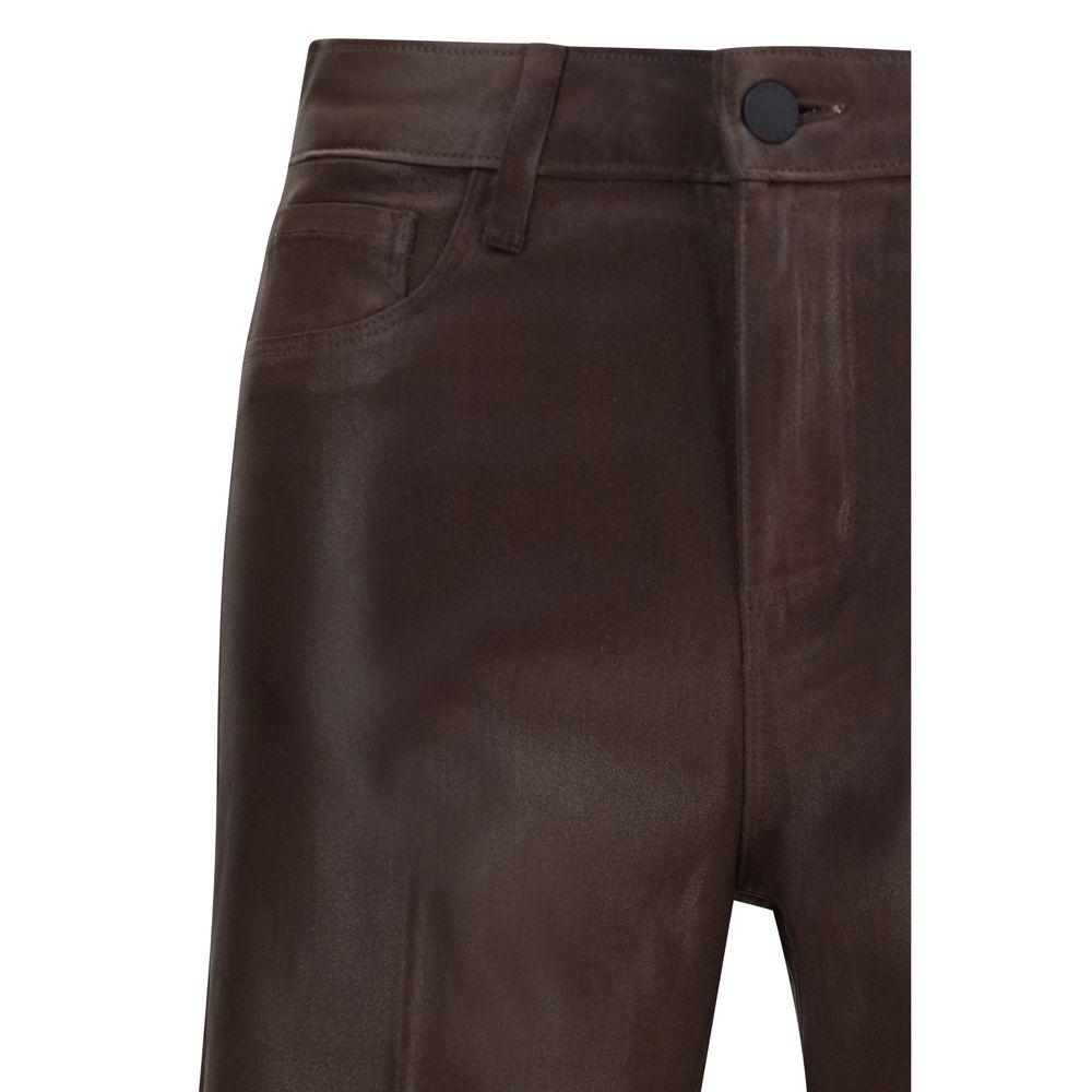 L'Agence Brown Cotton Jeans Denim