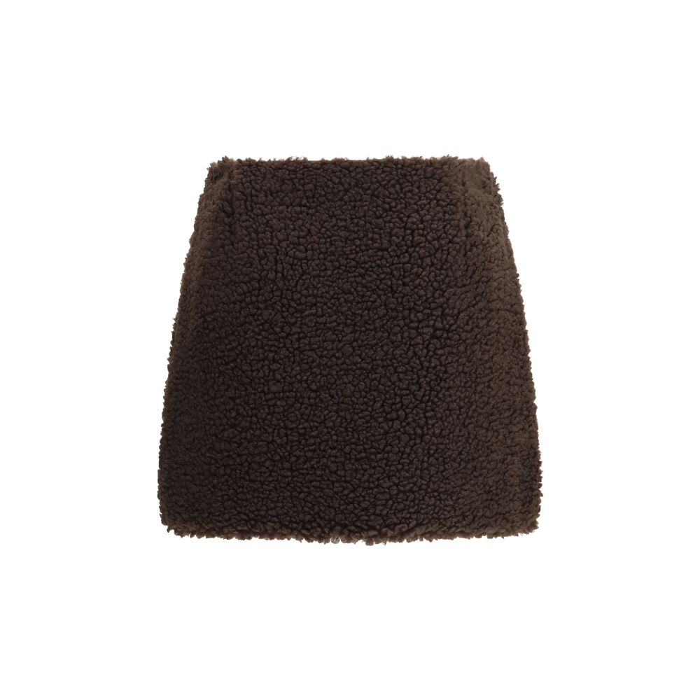Moncler Brown Mini Skirt