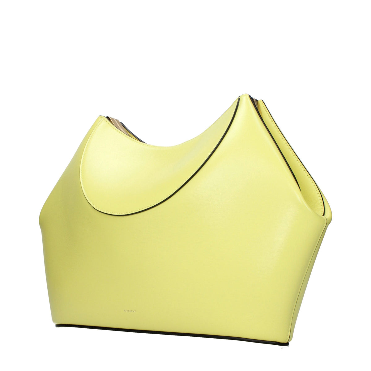Givenchy Yellow Leather Clutch Bag