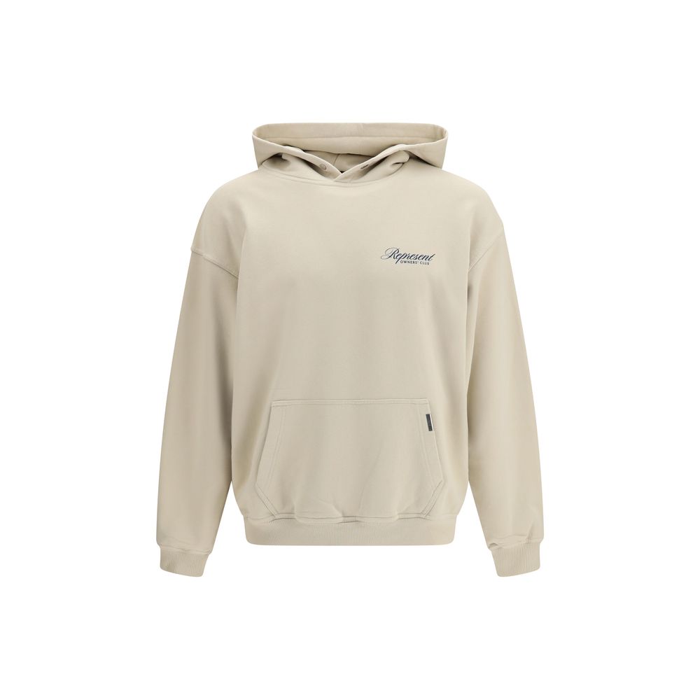 Represent Beige Cotton Sweatshirt