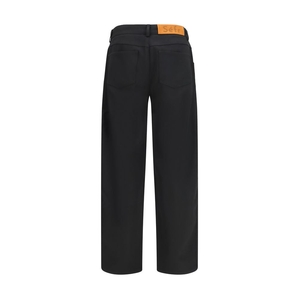 SÉFR Black Casual Pants