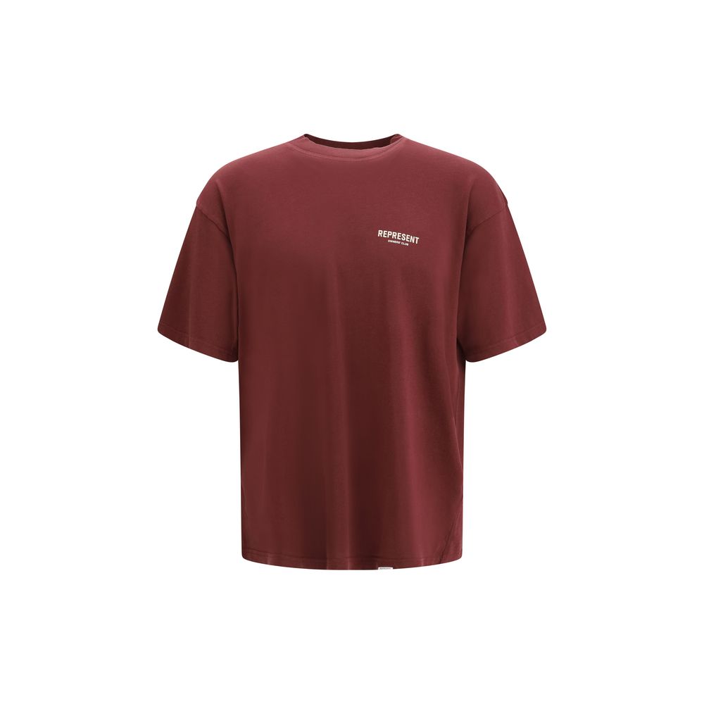Represent Bordeaux Cotton T-Shirt