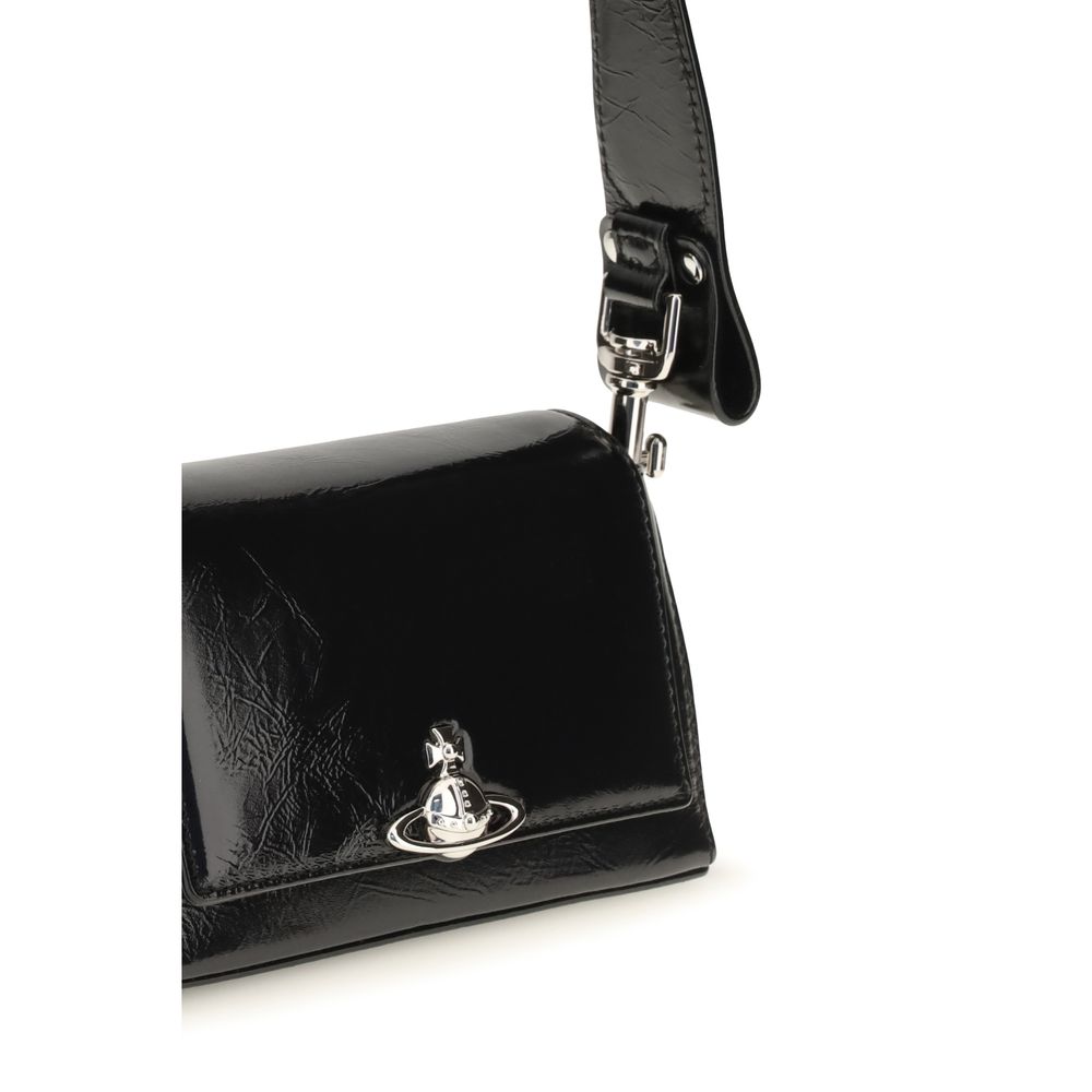 Vivienne Westwood Black Leather Handbag