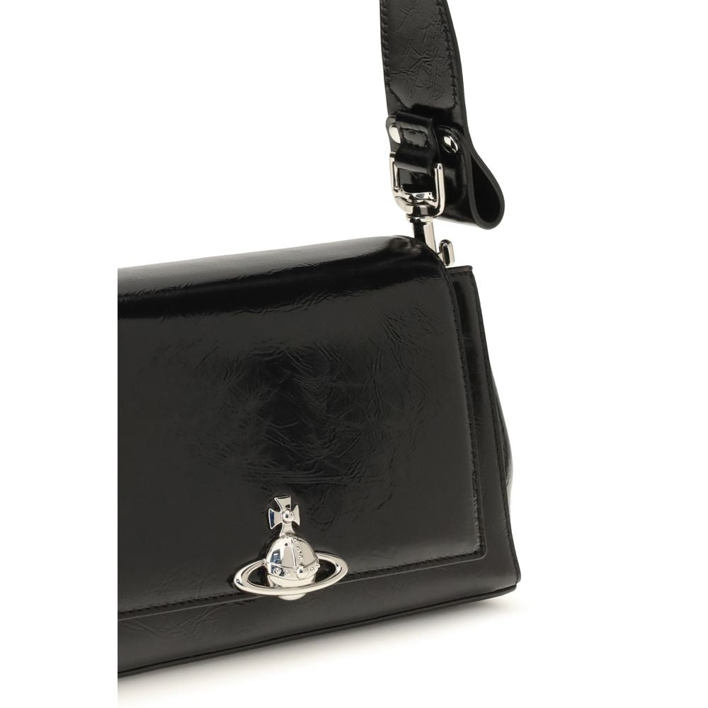Vivienne Westwood Black Leather Handbag