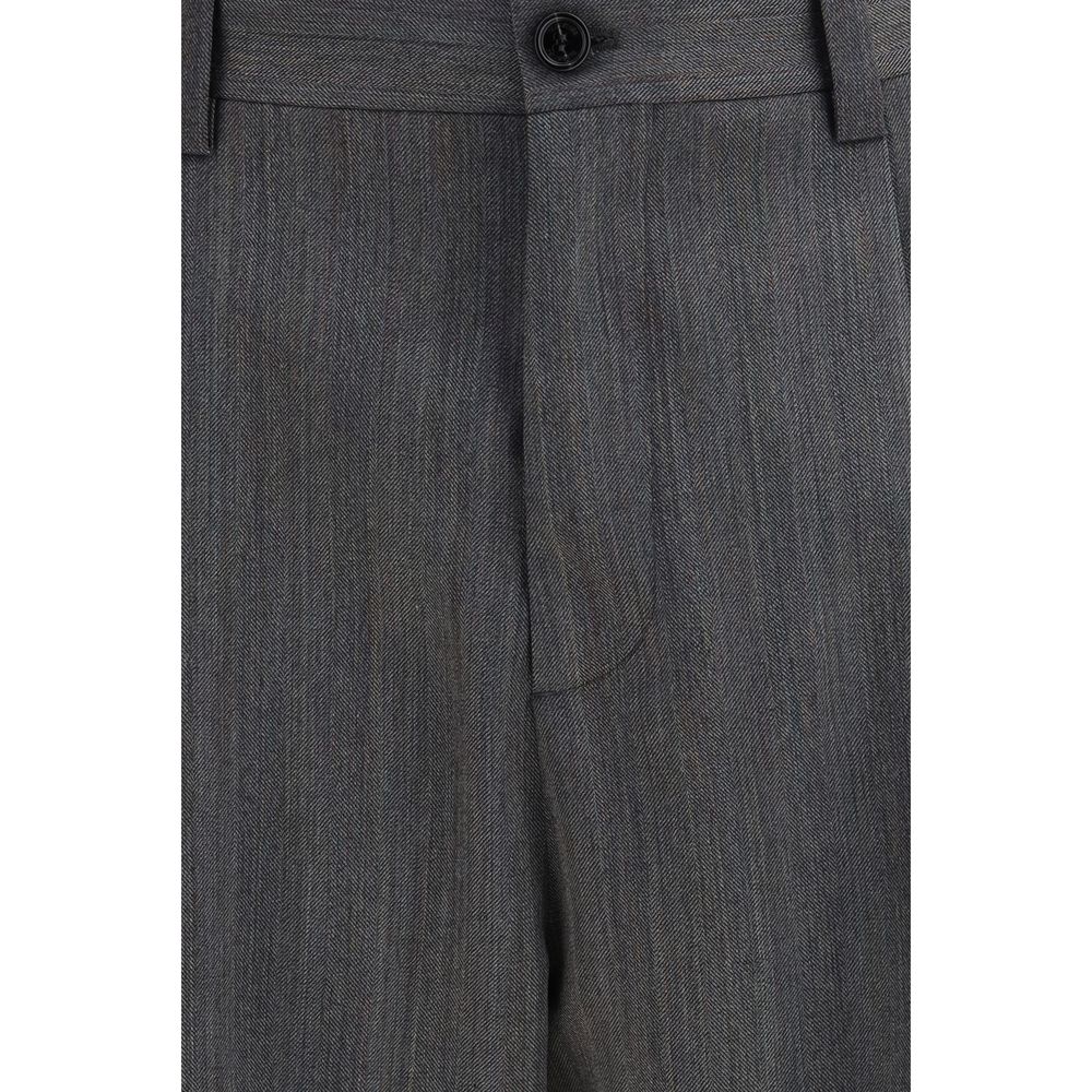 Valentino Garavani Gray Wool Dress Pants